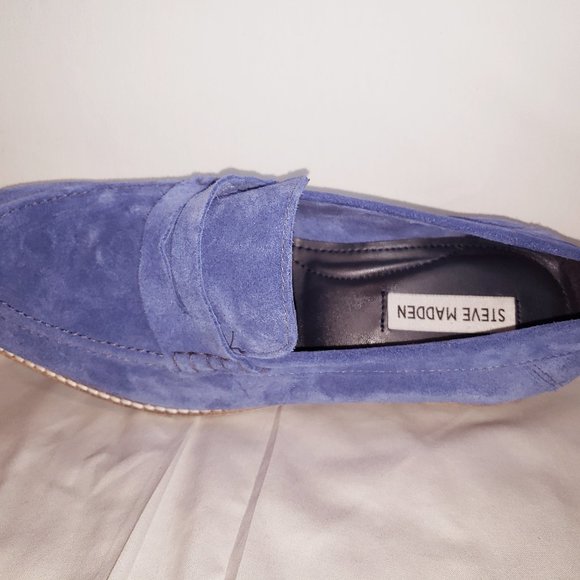 Steve Madden Levon Blue Suede